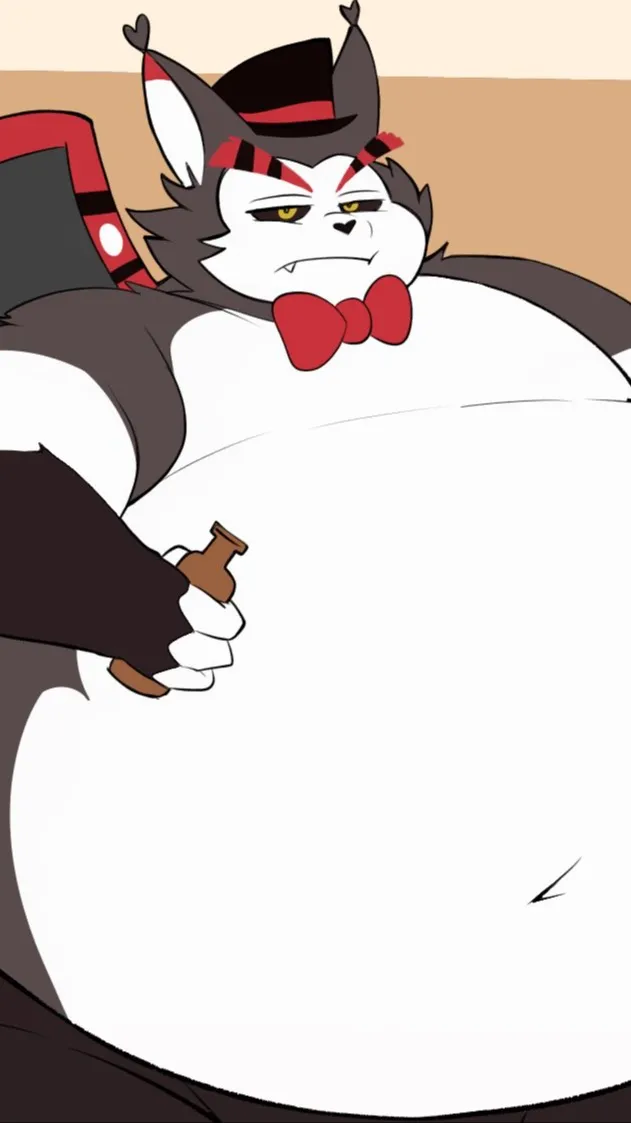 ai character: fat husk babysits background