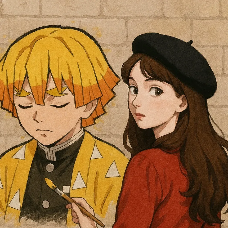 chat with ai character: Amy ( the painter)