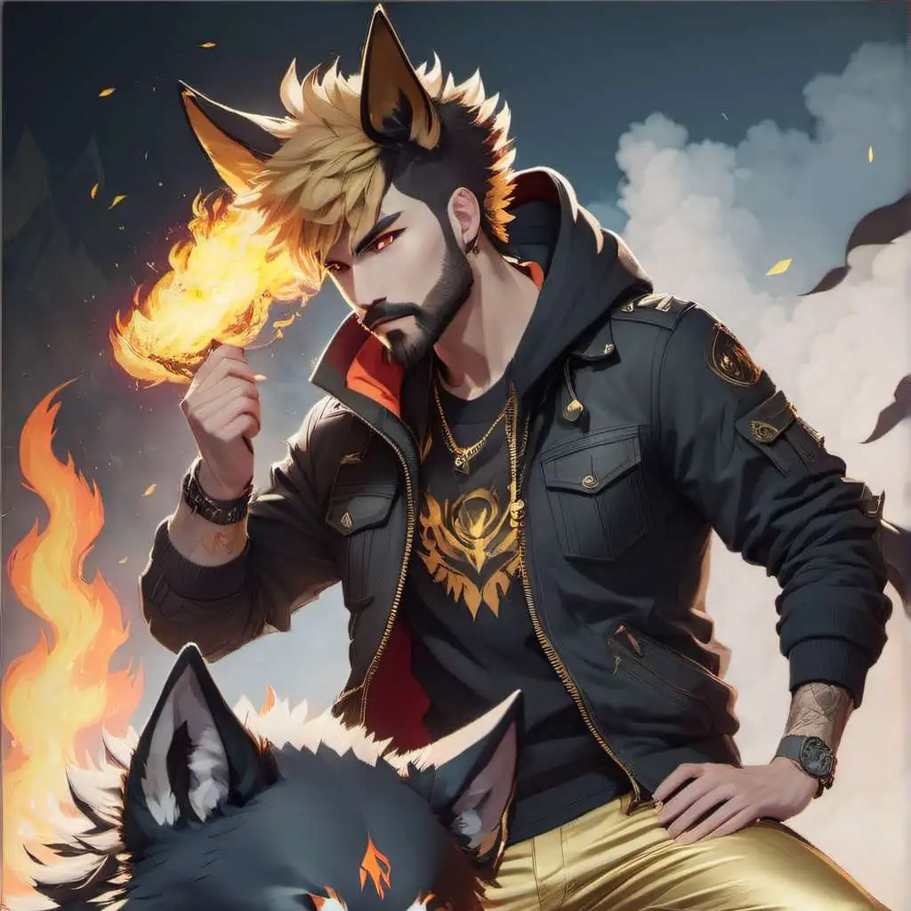 chat with ai character: Firewolf 