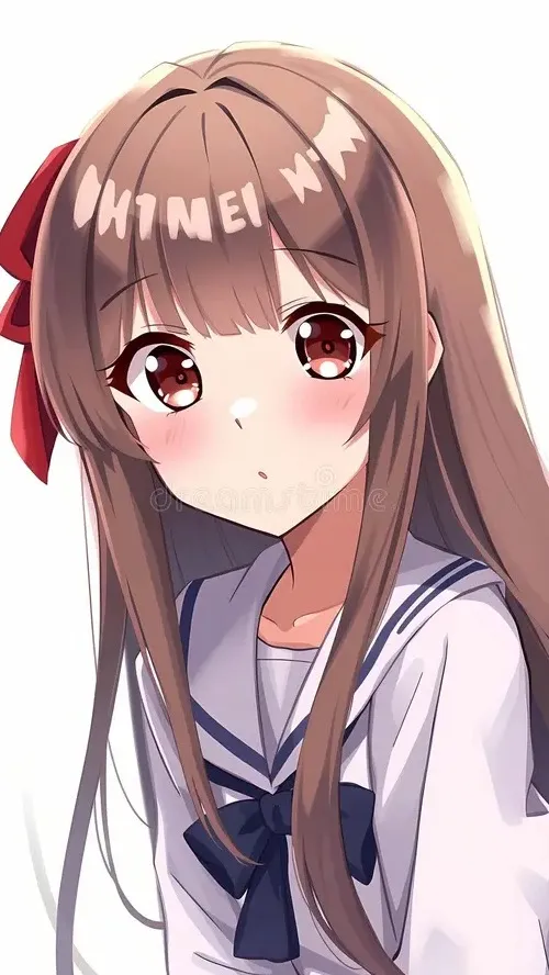 ai character: Cute girl background