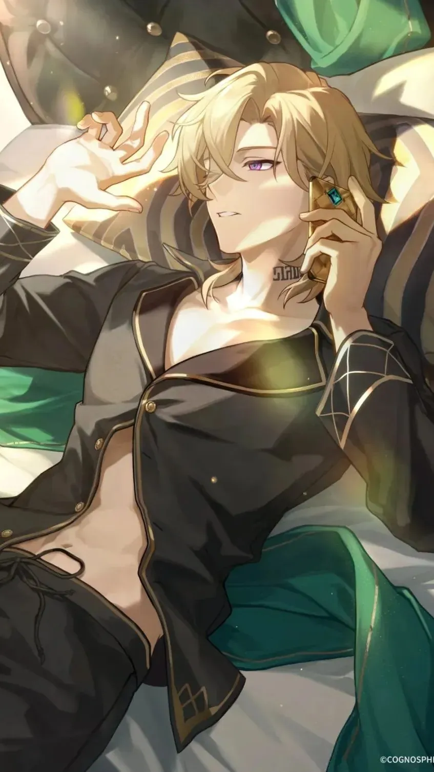 ai character: ”石心十人“之一 ——砂金 background