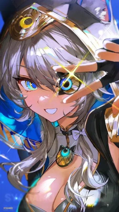 ai character: 翻飞之币——赛法利娅 background