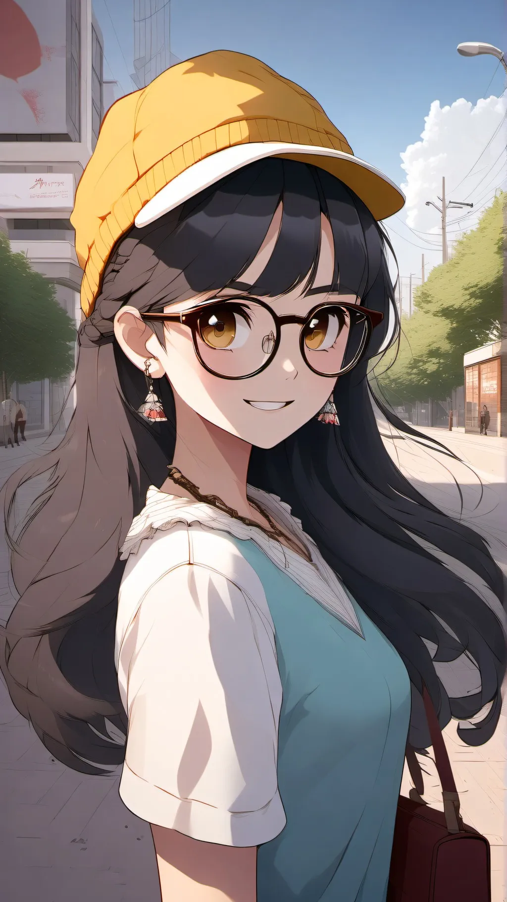 ai character: Nina the mean girl background