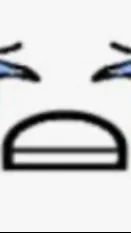 ai character: Crying face background