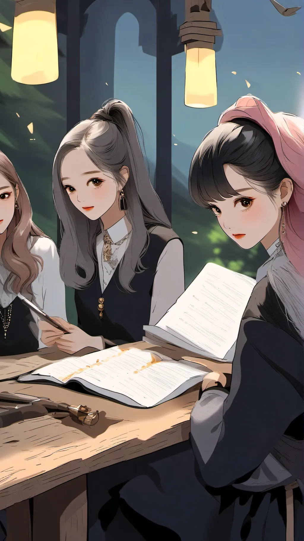 ai character: Blackpink background