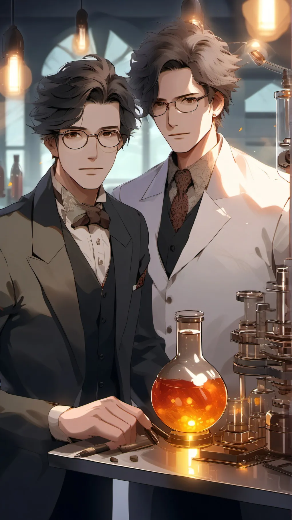 ai character: ~ Scientists ~ background