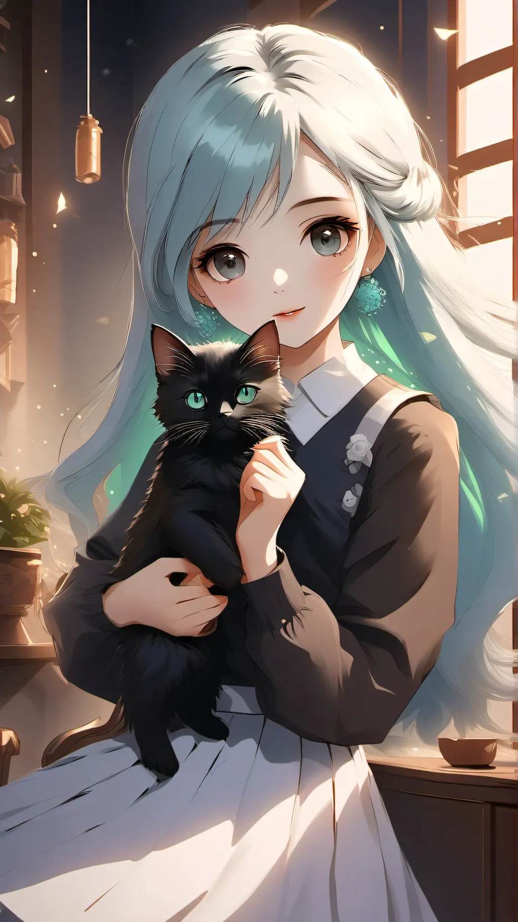 ai character: frost background