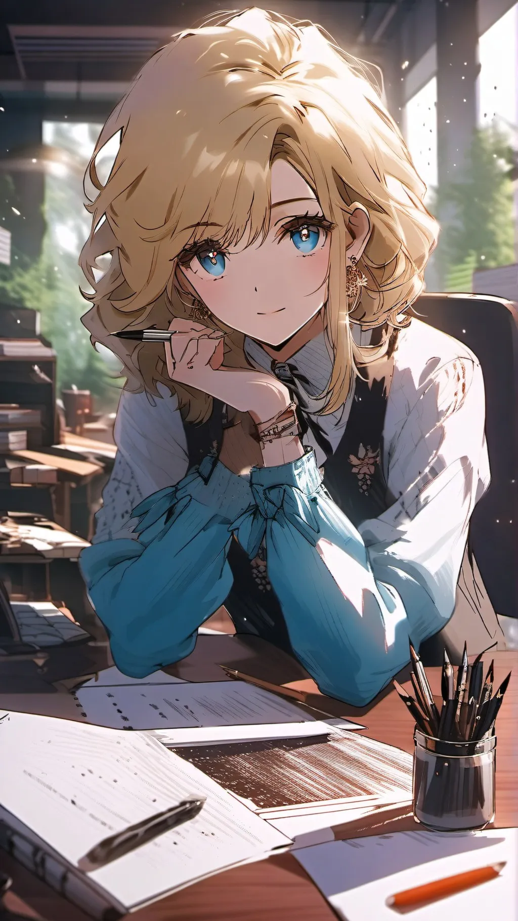 ai character: Sophia background