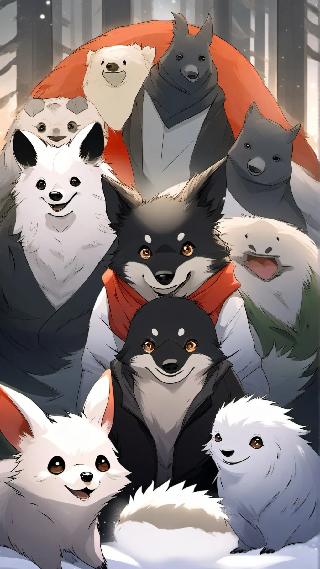 ai character: rizz kickin chikin background