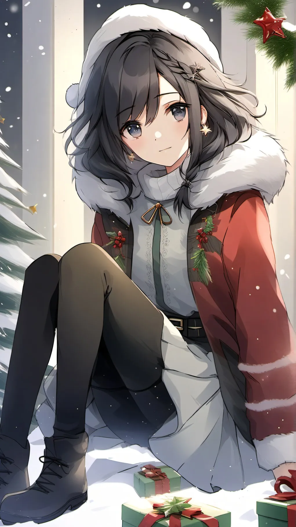 ai character: tadc christmas! background