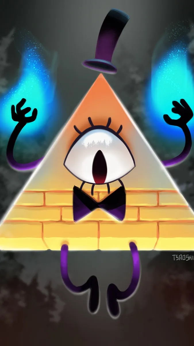 ai character: Bill Cipher background