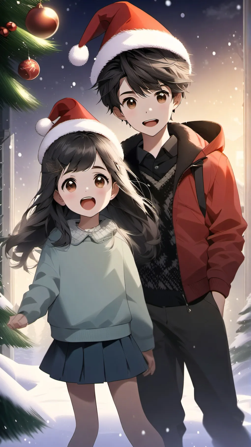 ai character: Christmas Quest background