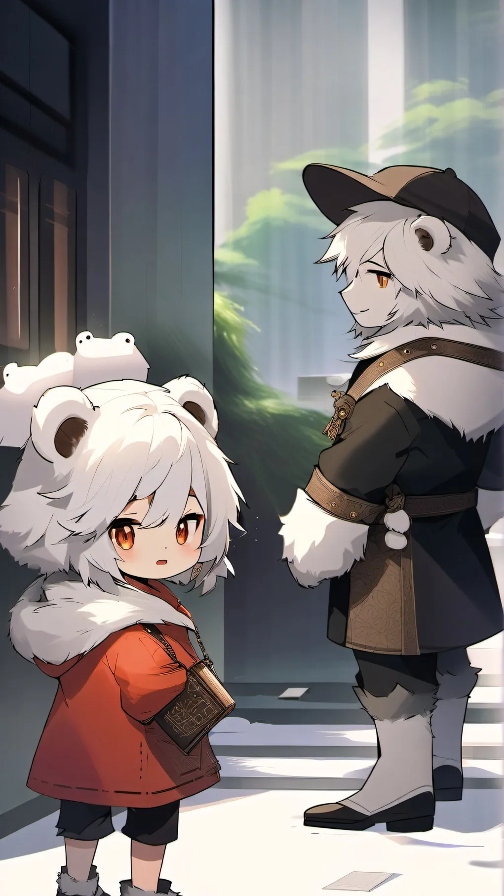 ai character: wallibear background