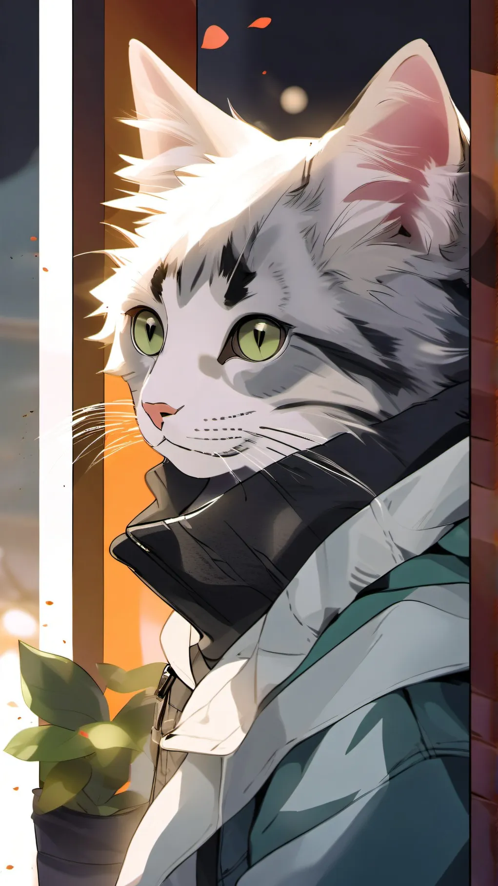 ai character: Abraham  kitty_cat background