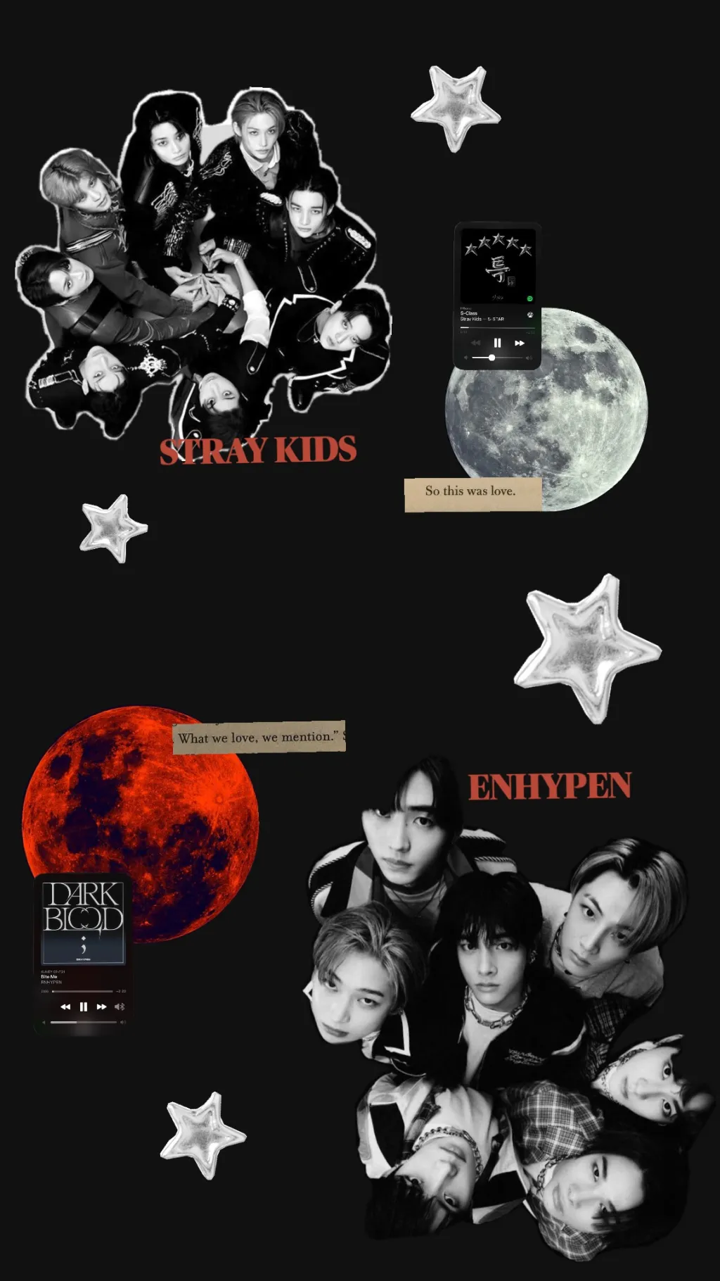 ai character: ENHA x SKZ mafia background