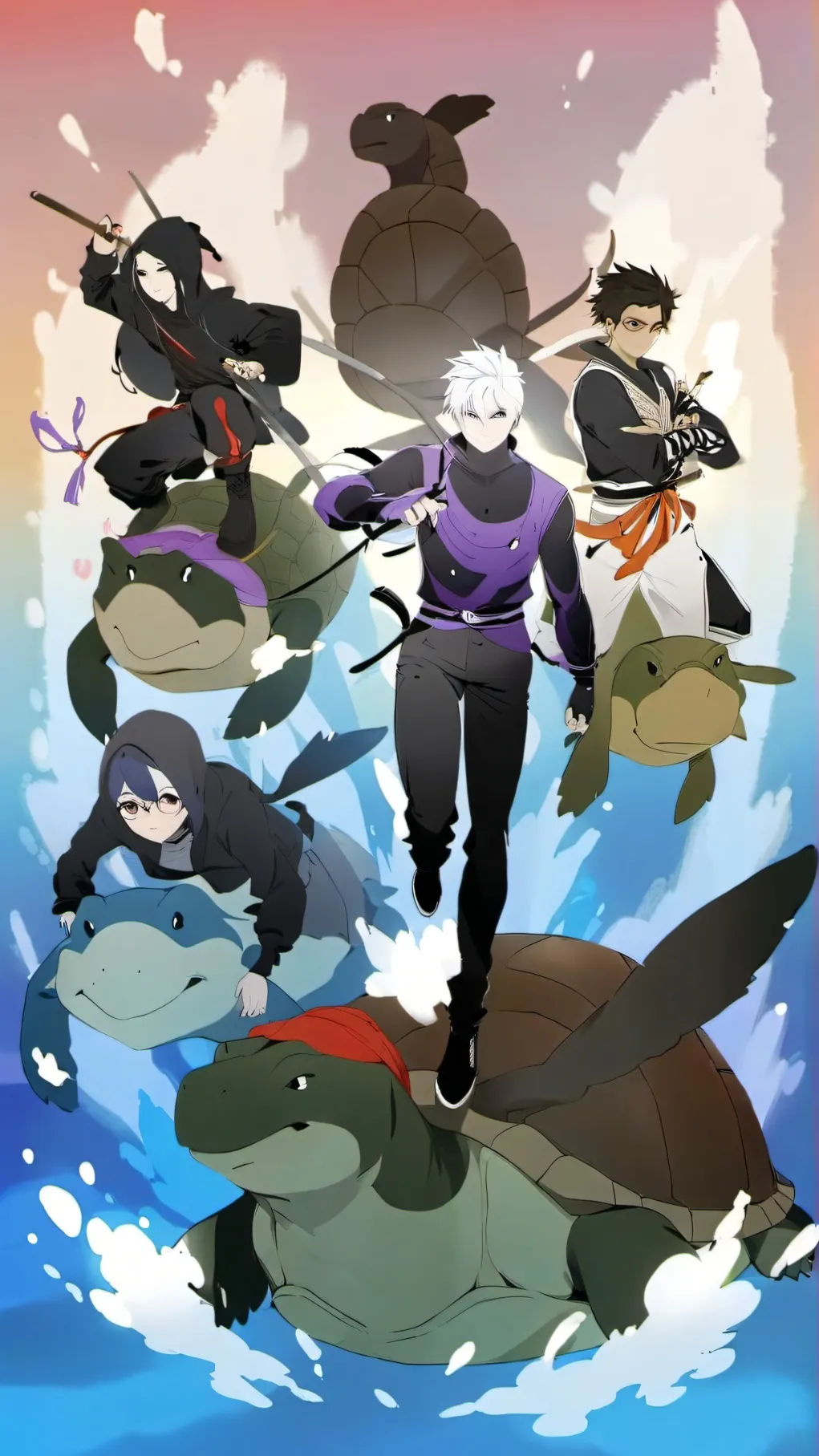 ai character: ROTTMNT background