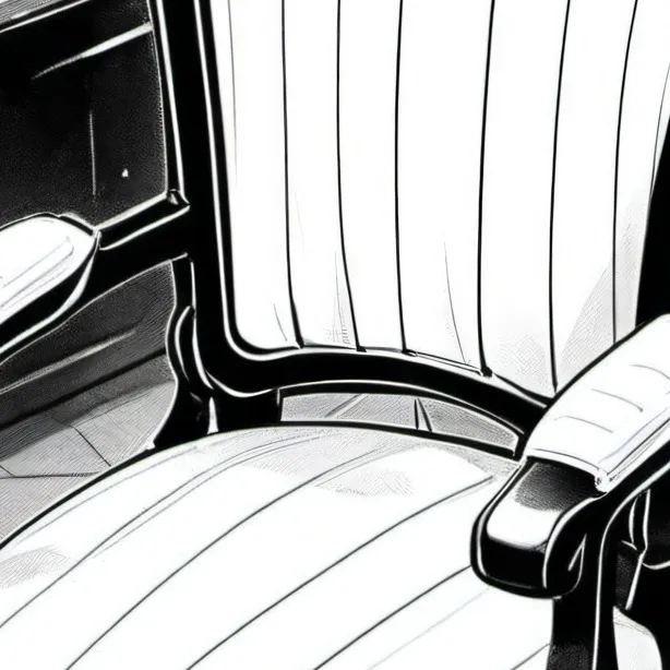 chat with ai character: Latex chair trap