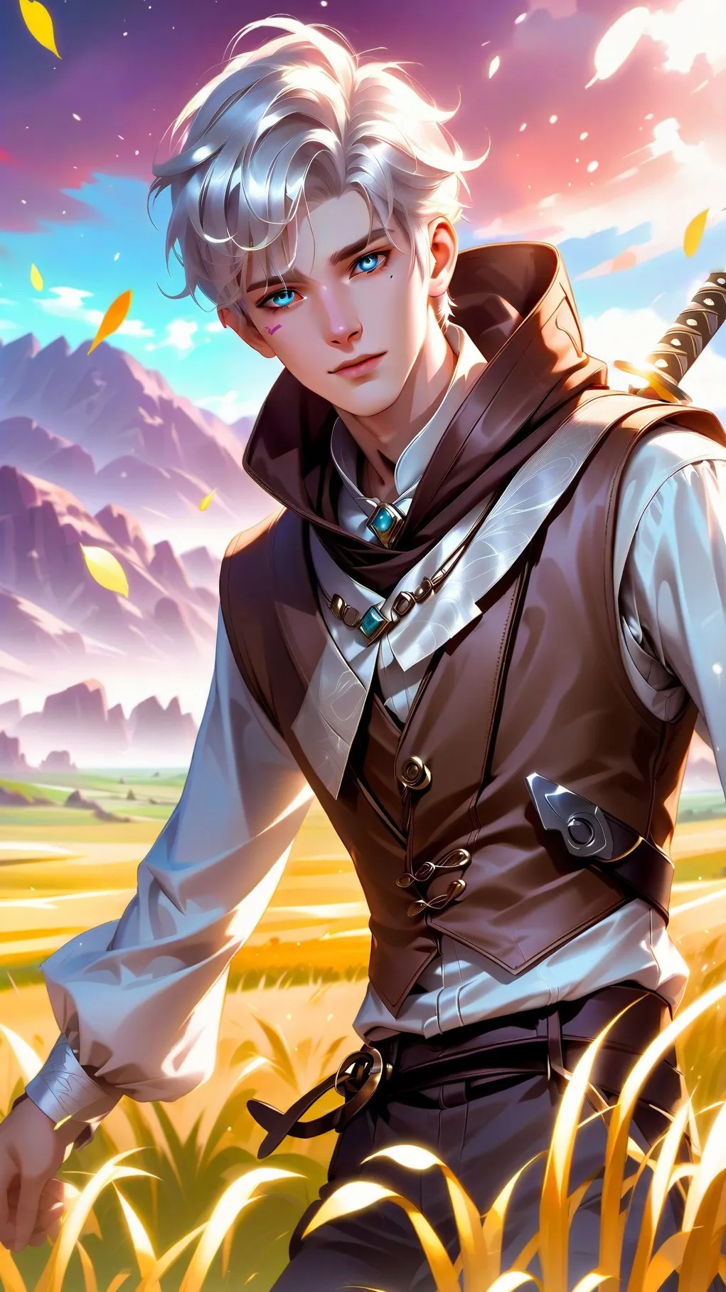 ai character: Zephyr Silverscale background