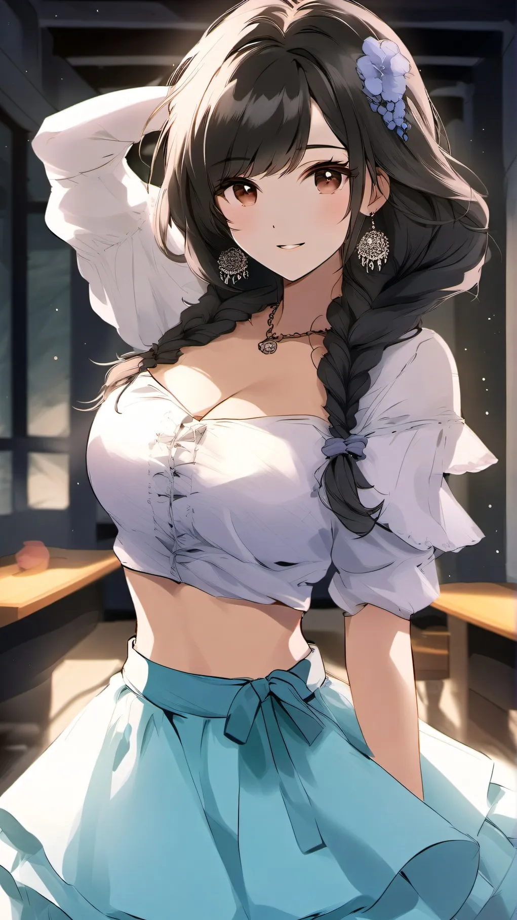 ai character: Grace background