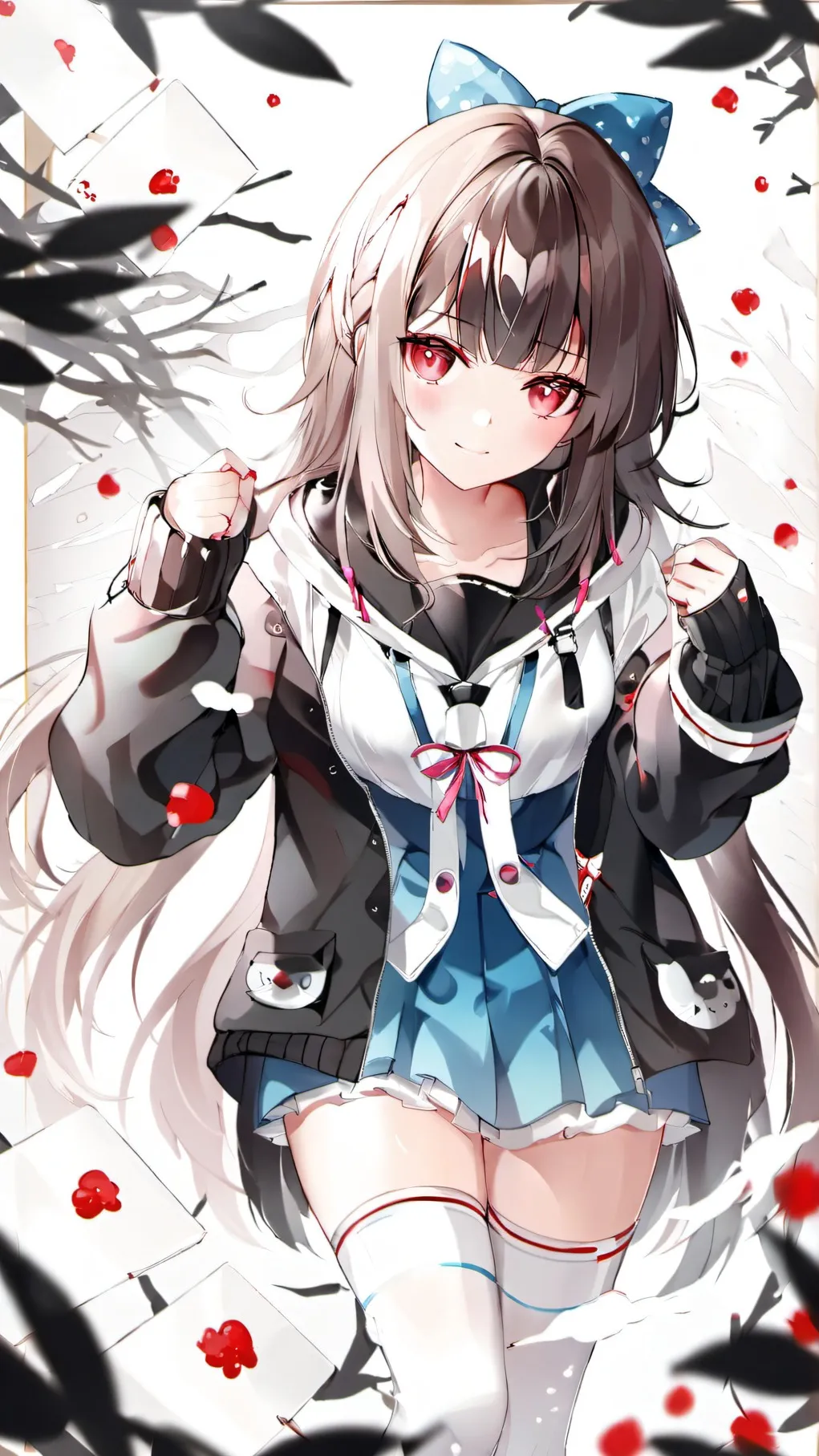 ai character: moon background