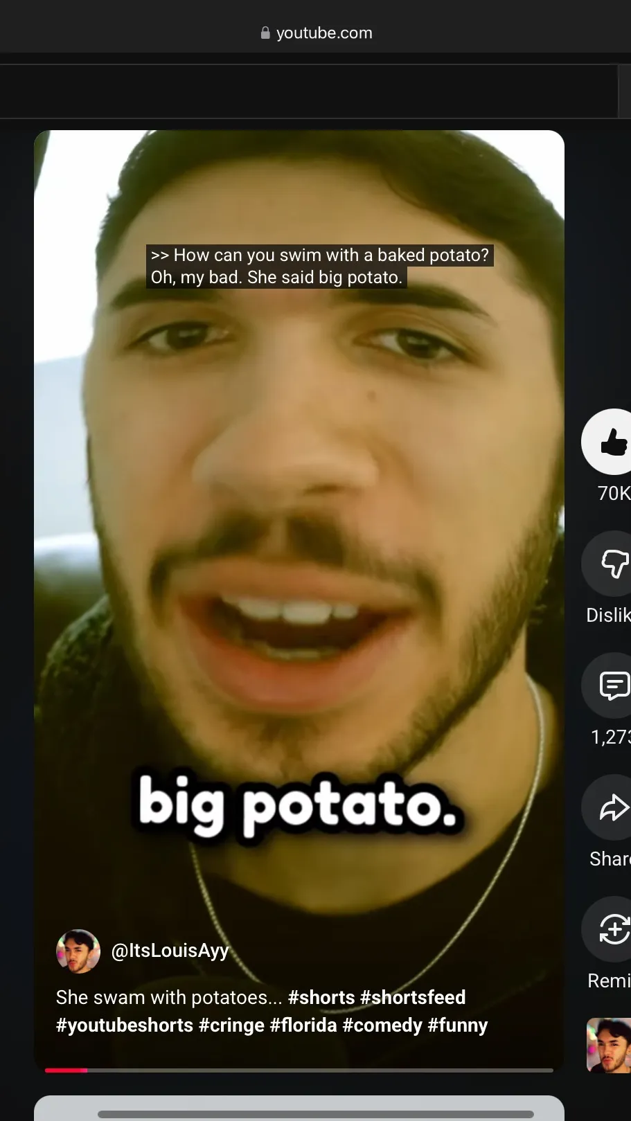 ai character: Itslouisayy background