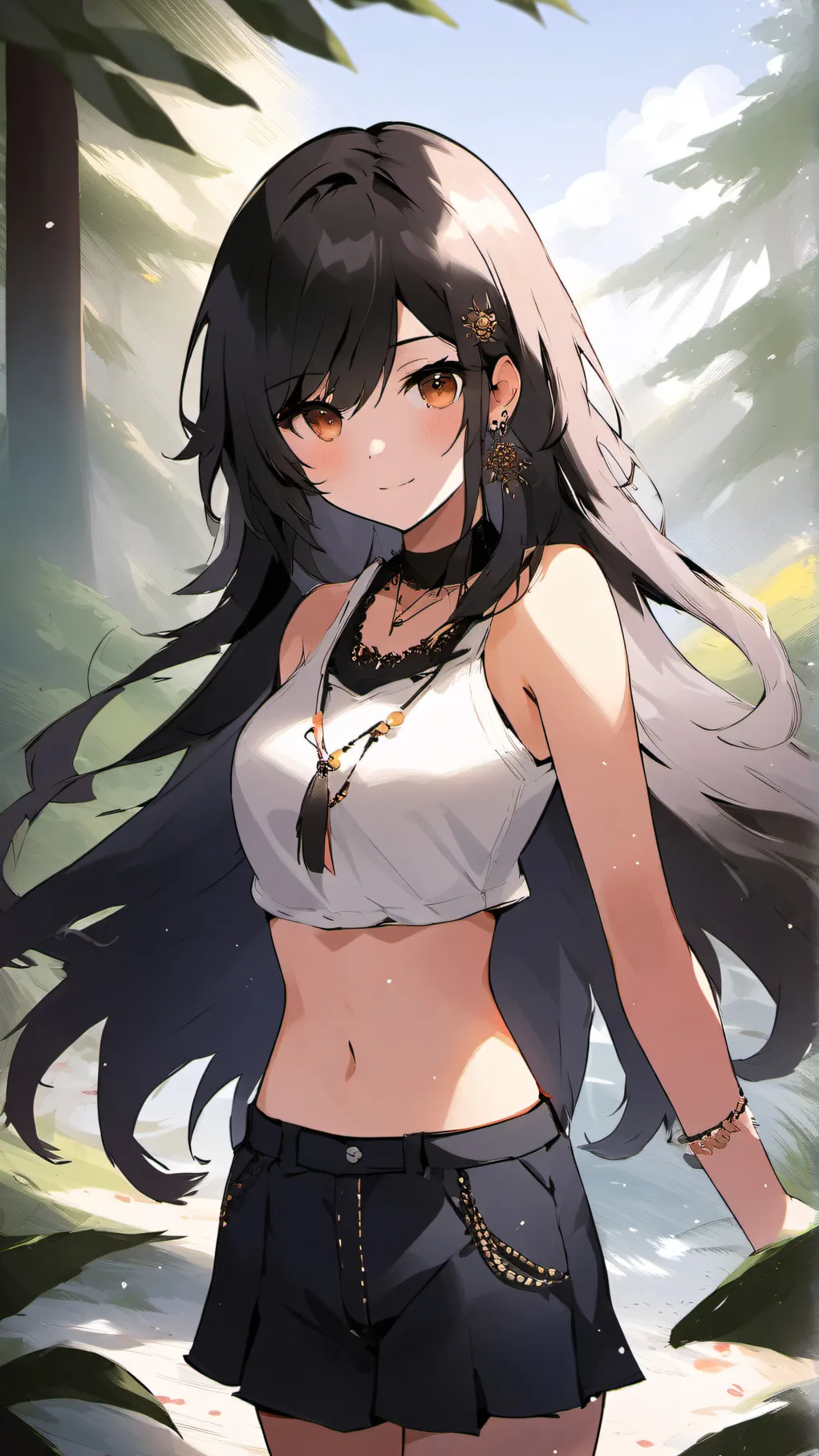 ai character: Luna background