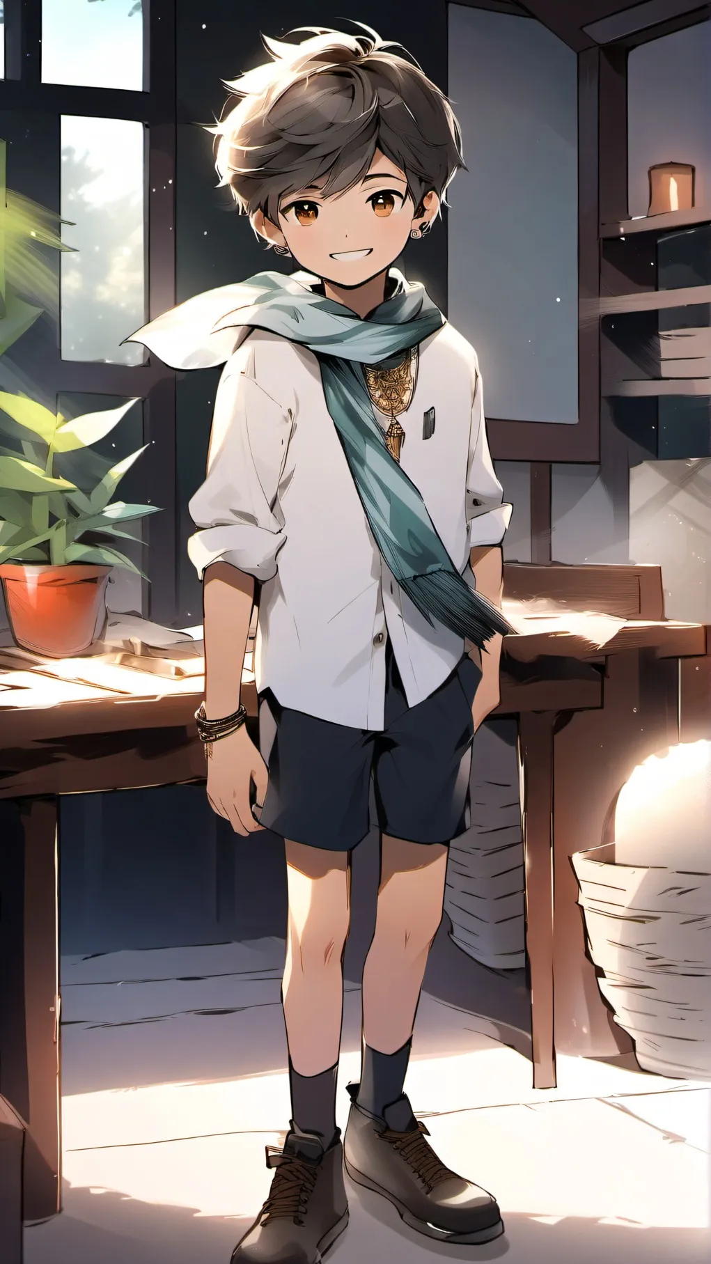 ai character: Andy background