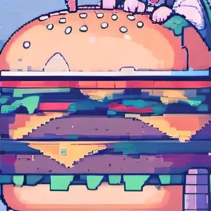 chat with ai character: The burger lord