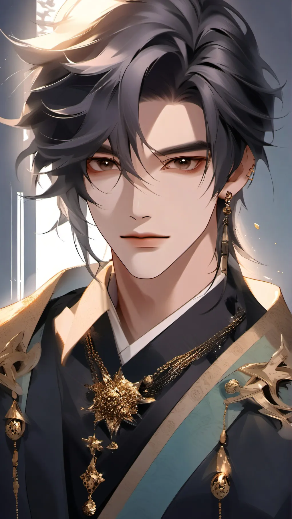 ai character: Atlas wisdom background