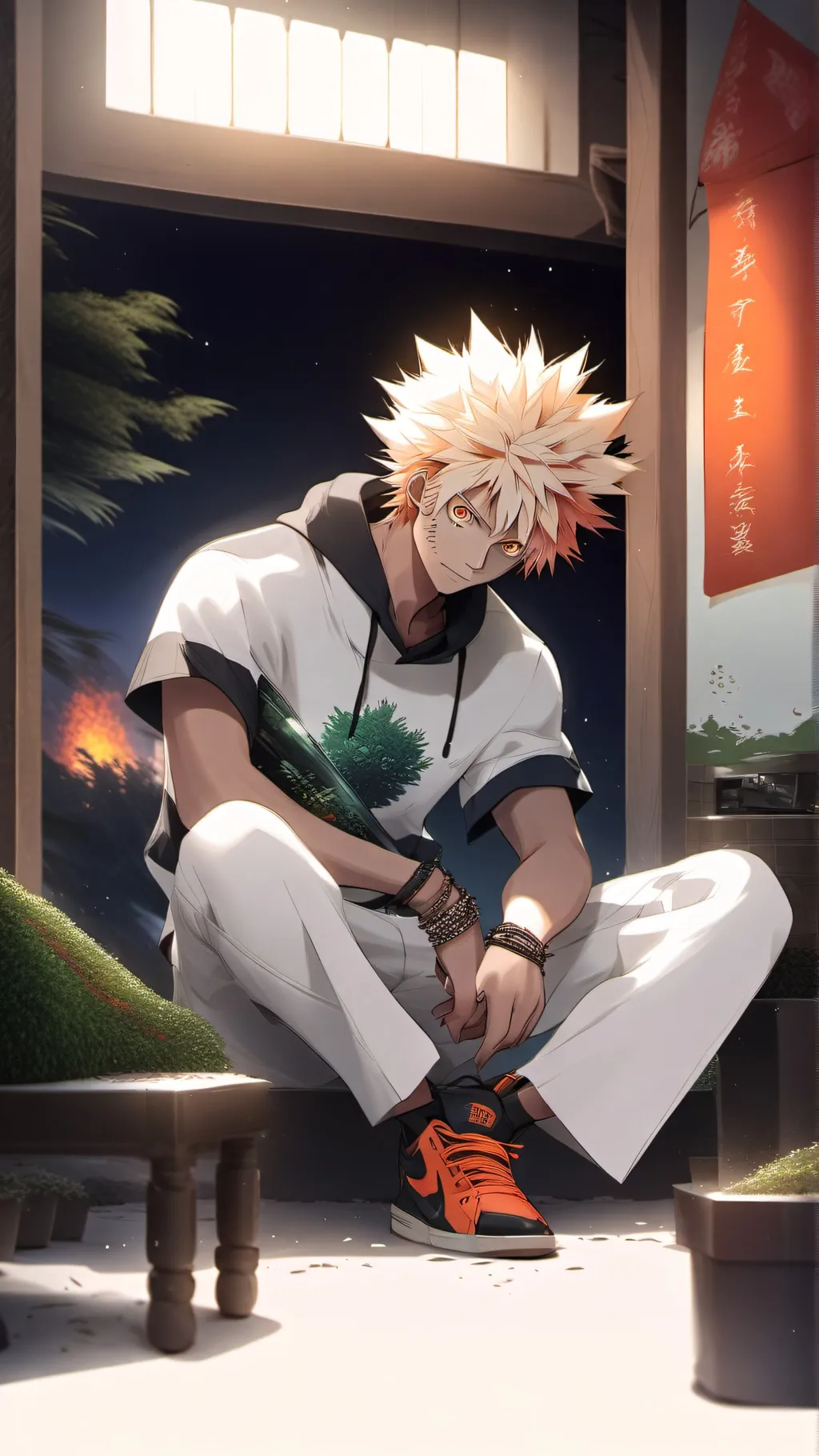 ai character: Mha background