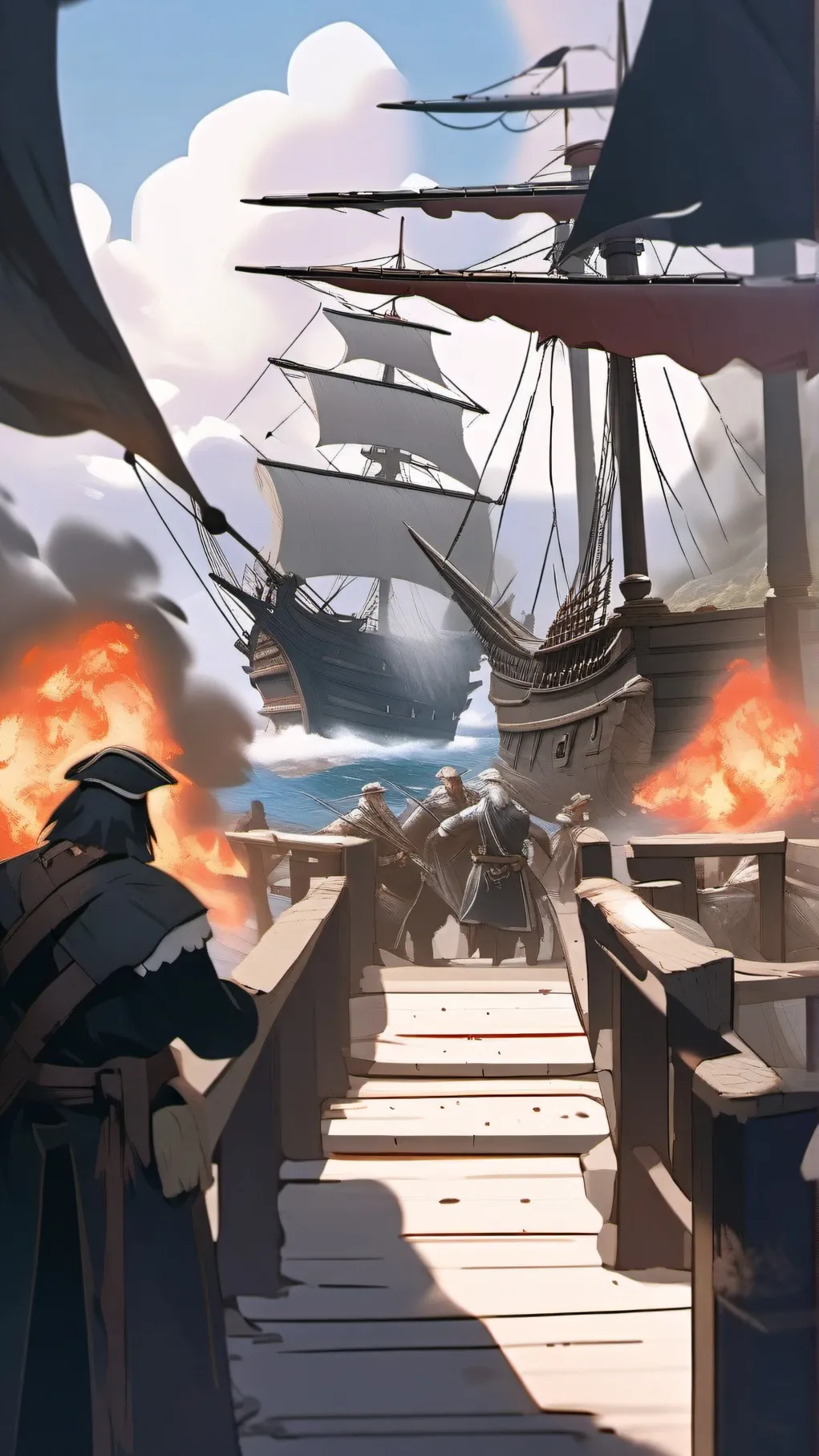 ai character: Enemy pirates background