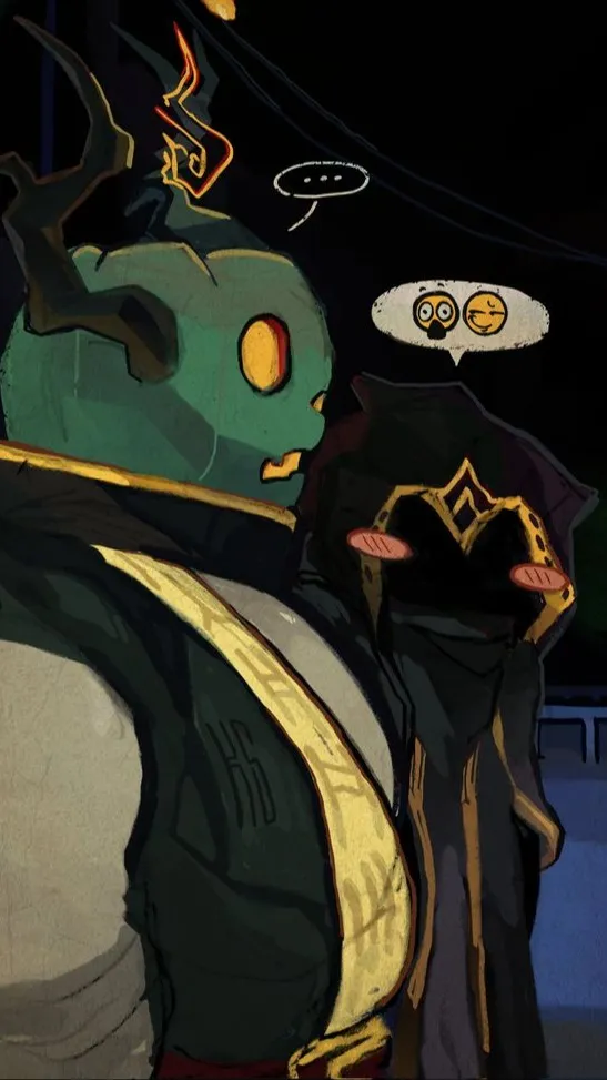 ai character: Taph x Dusekkar background