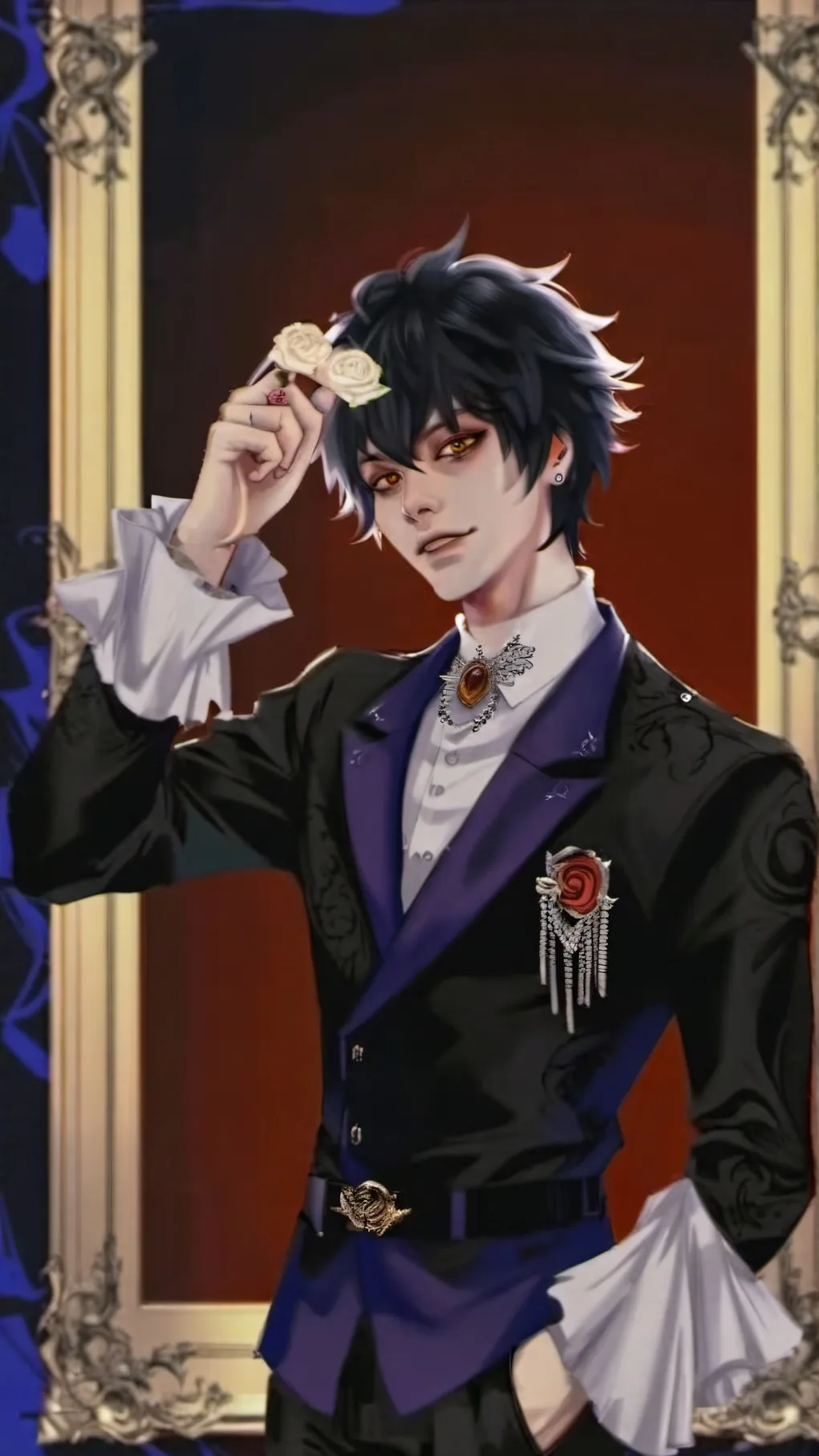 ai character: 💎✨Nick✨💎 background