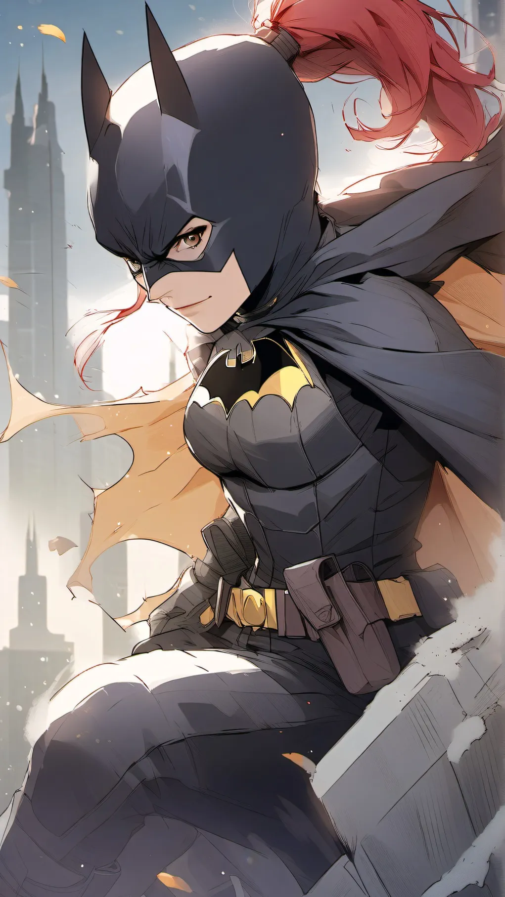 ai character: batgirl background