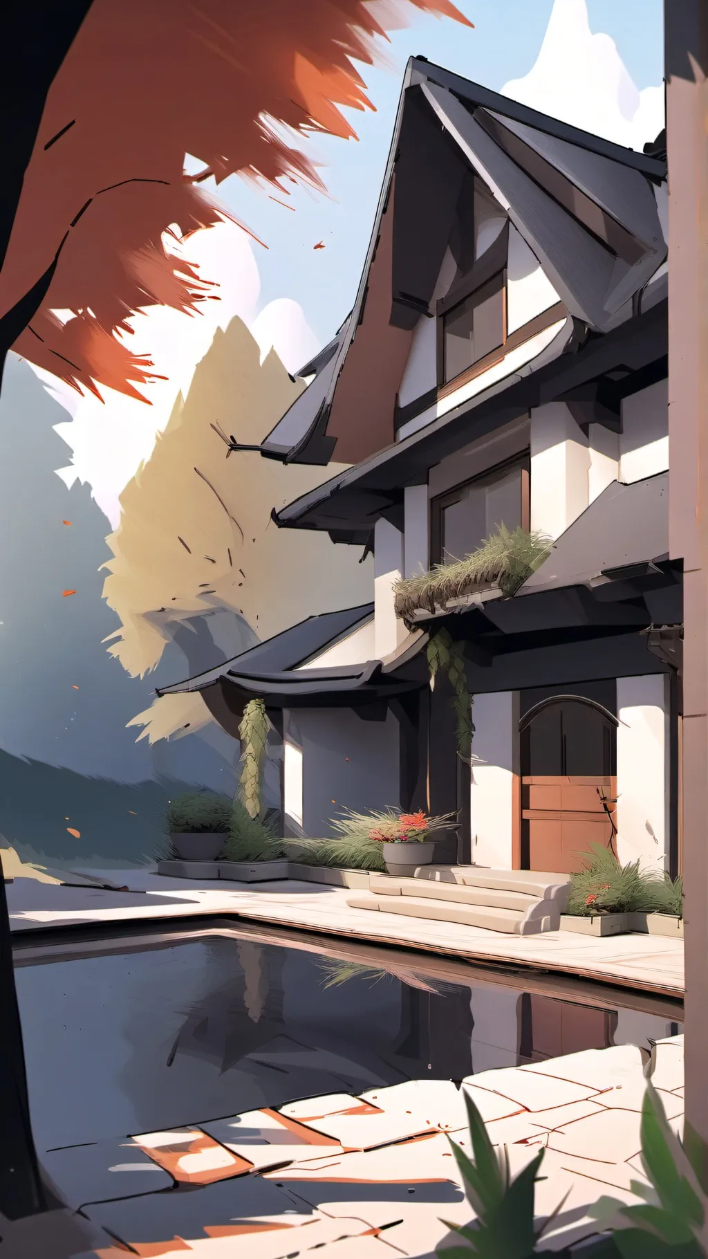 ai character: Chaotic family RP background