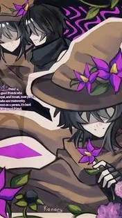 ai character: Freaky azure background