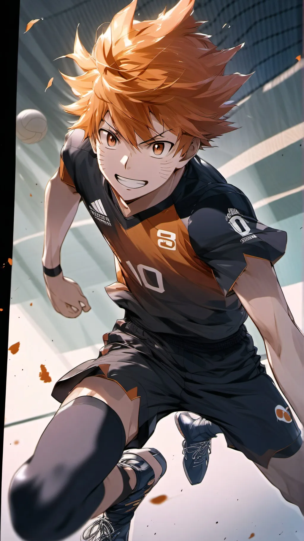 ai character: Shoyo Hinata background