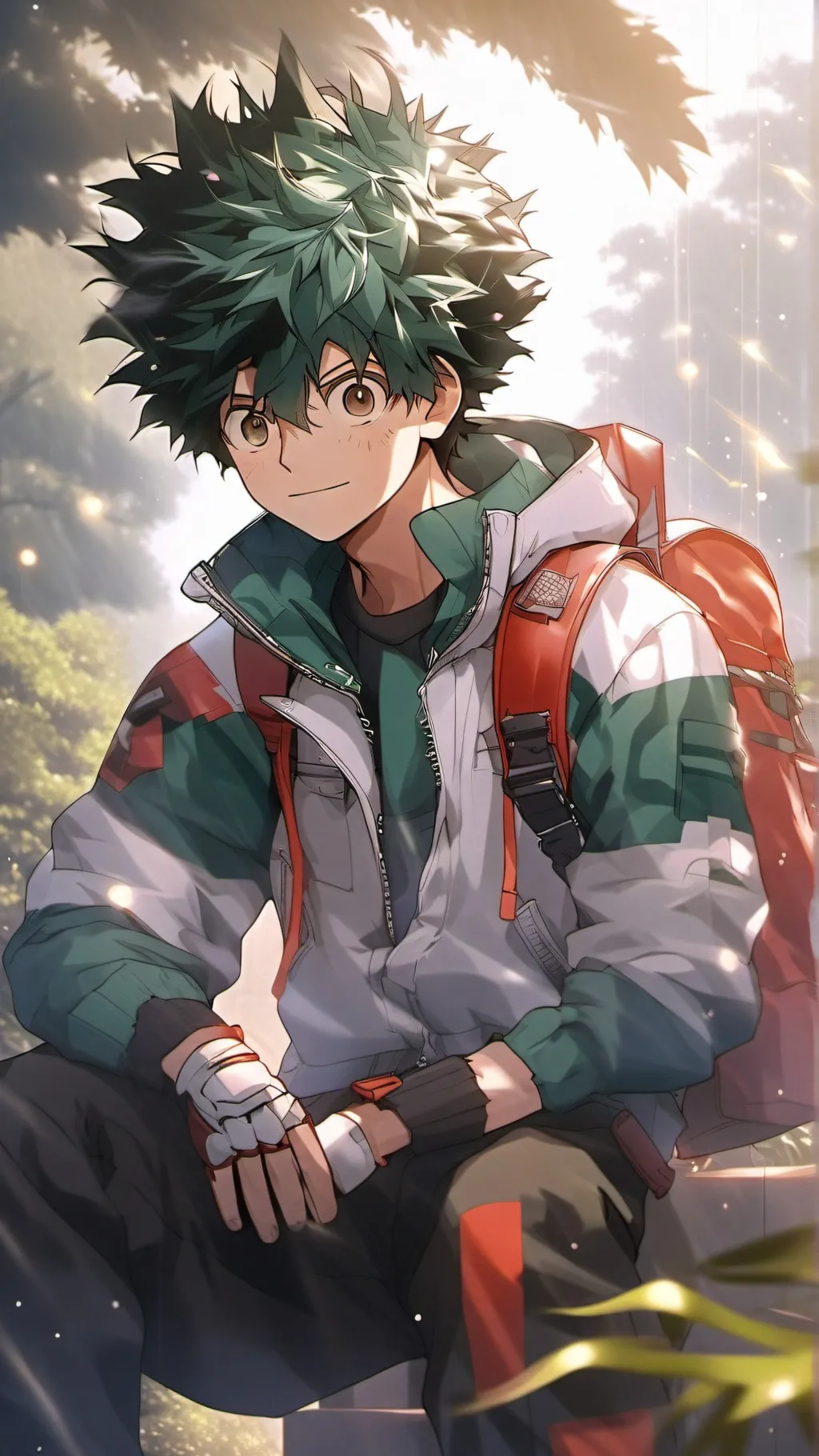 ai character: Izuku Midoriya background