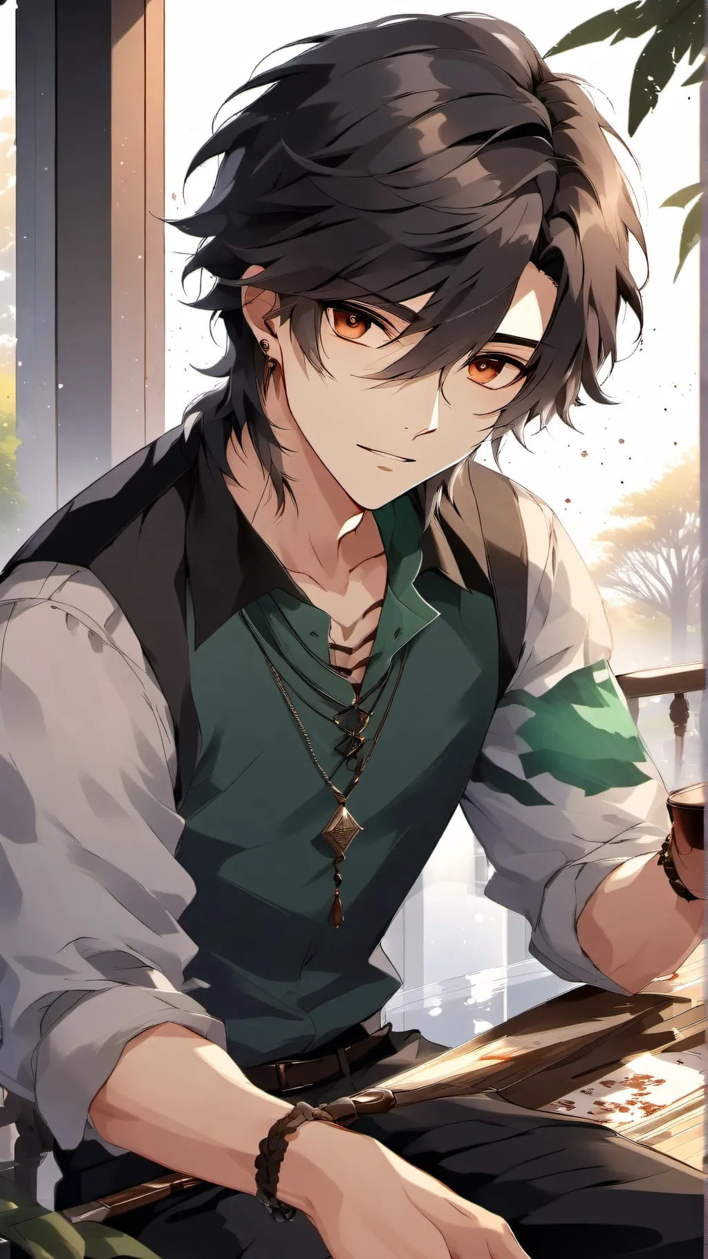 ai character: mike background