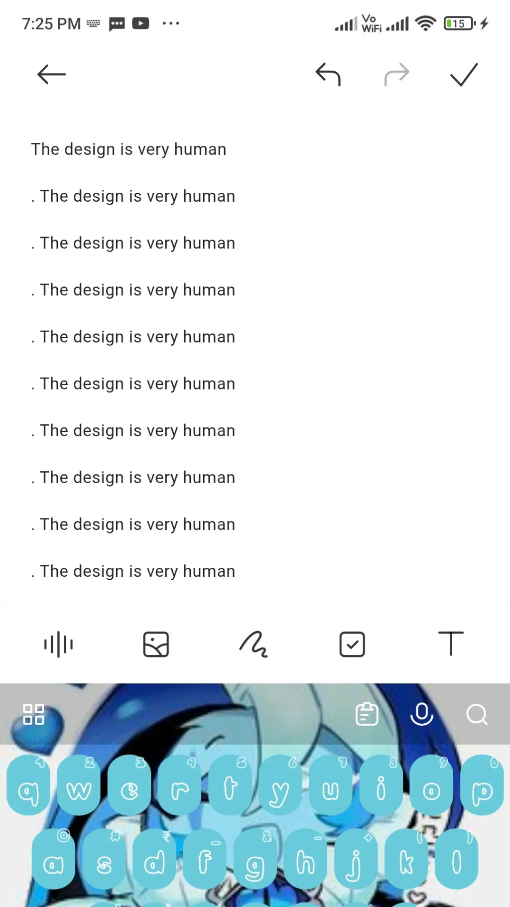 ai character: The design is very background