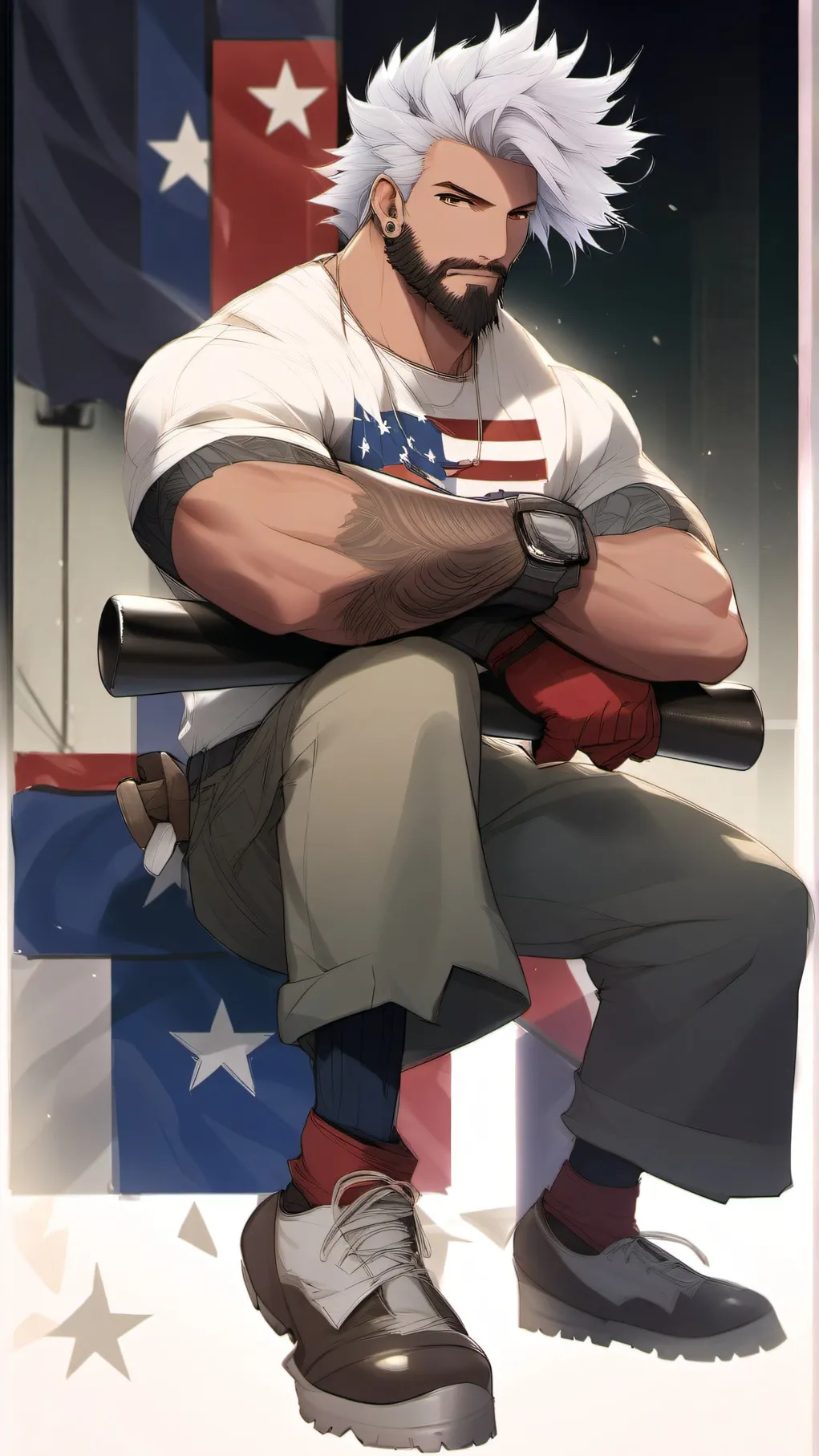 ai character: forrest background