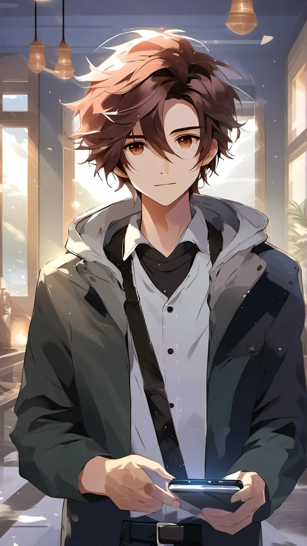 ai character: chill boy background