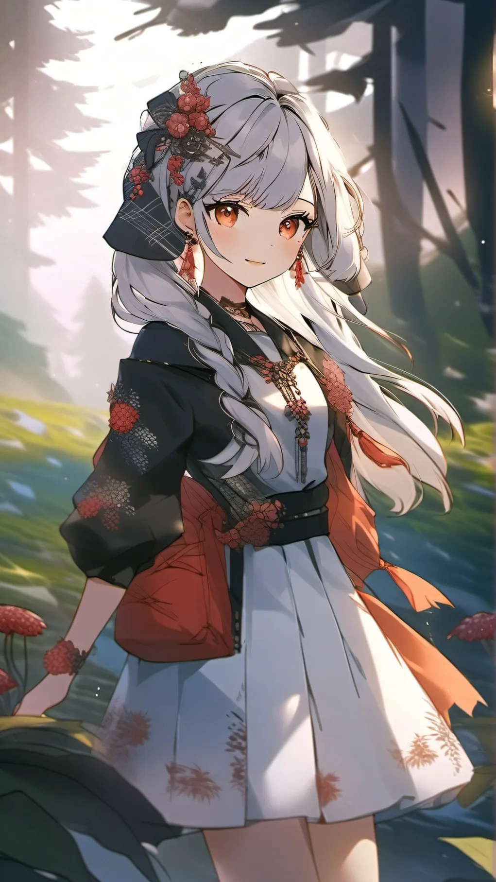 ai character: stalker girl background