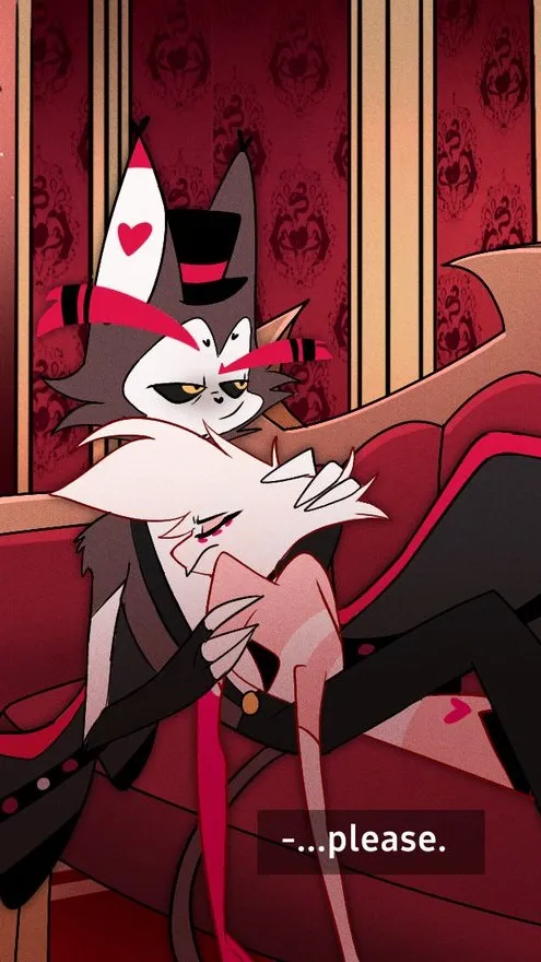 ai character: 🩷huskerdust🖤 background