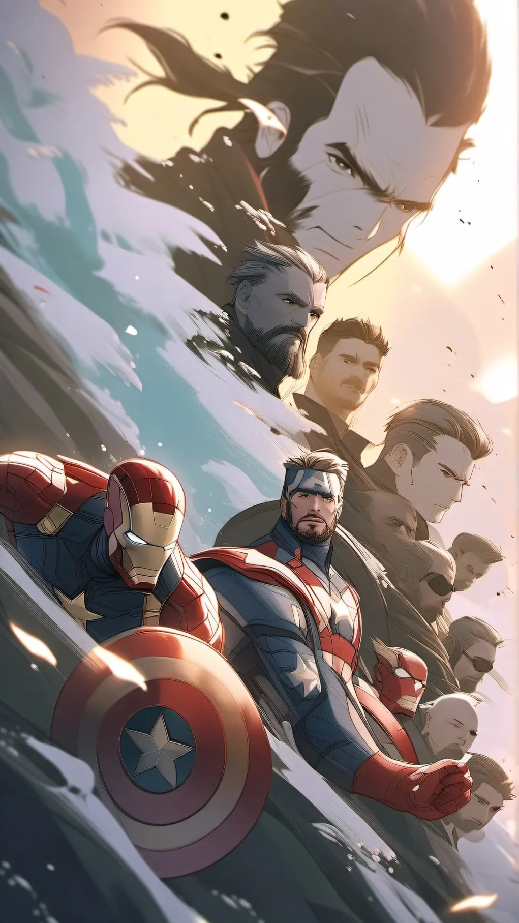 ai character: Avengers background