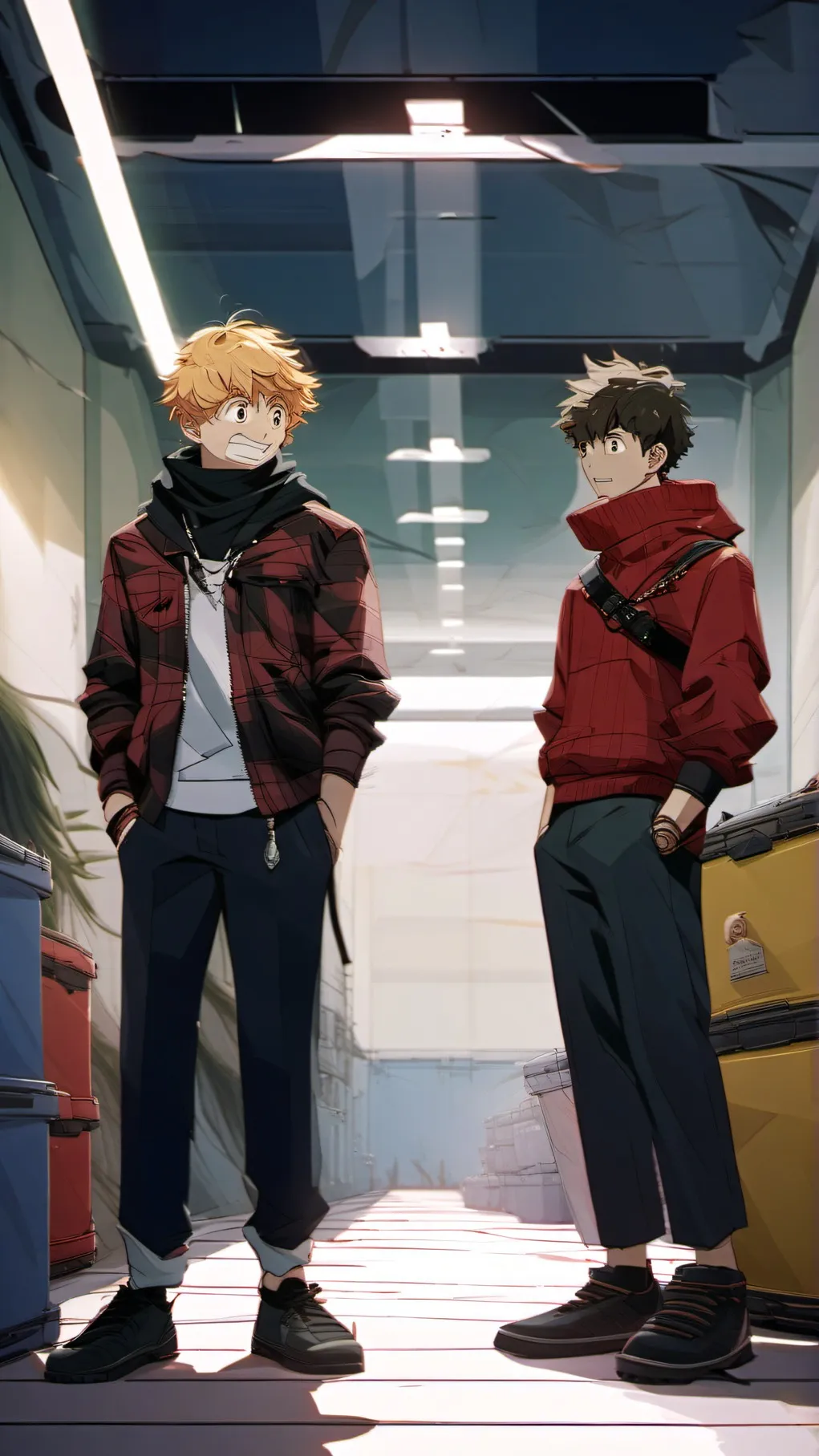 ai character: inoske and Zenitsu background