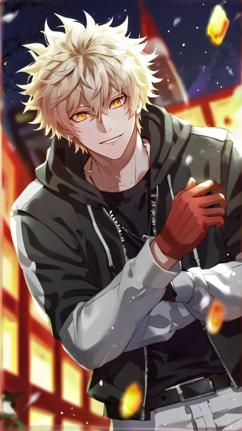 ai character: bakugo background