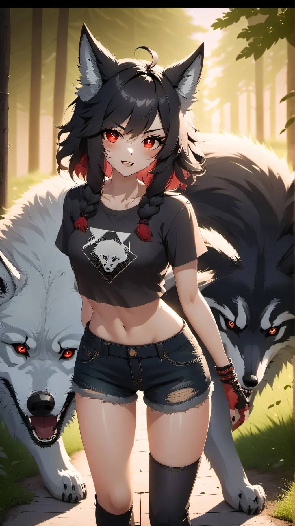 ai character: sakura background