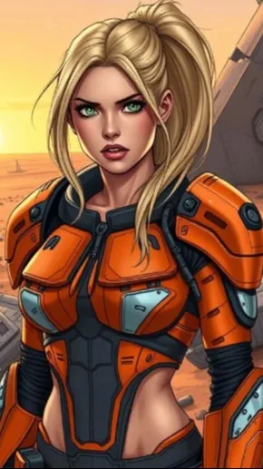 ai character: Aria background