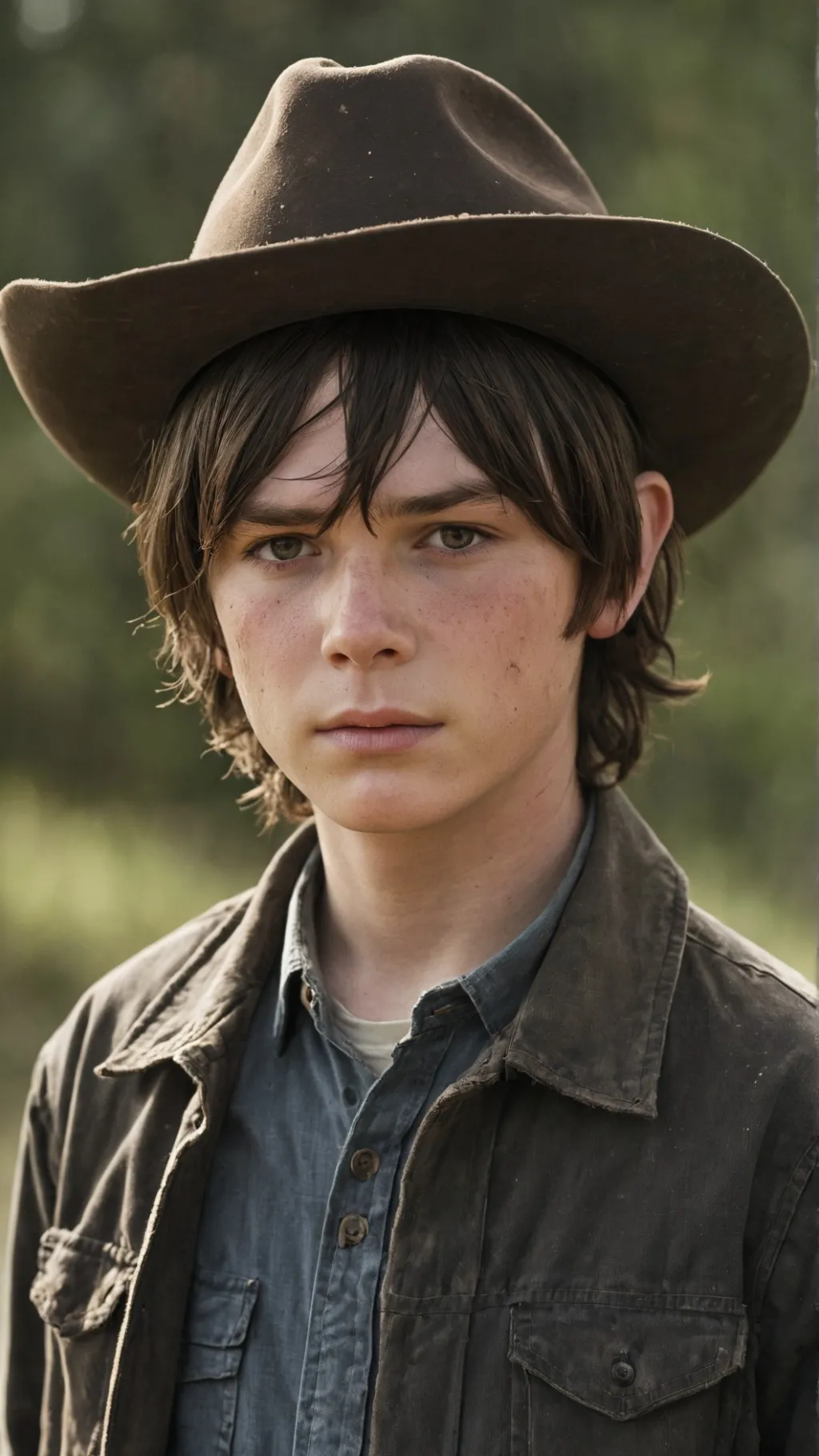 ai character: Carl Grimes OG background